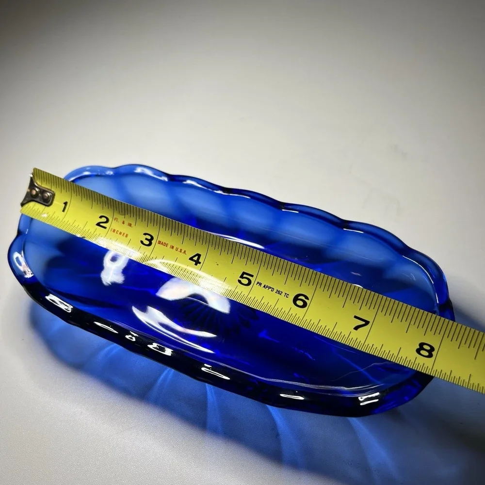 Vintage Anchor Hocking Cobalt Blue Glass 8